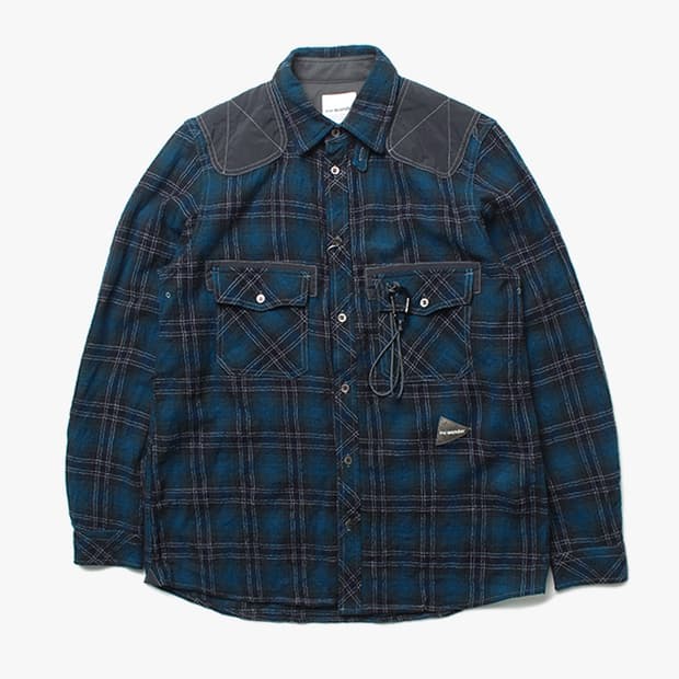  AND WANDER "Blue Check Shirts"