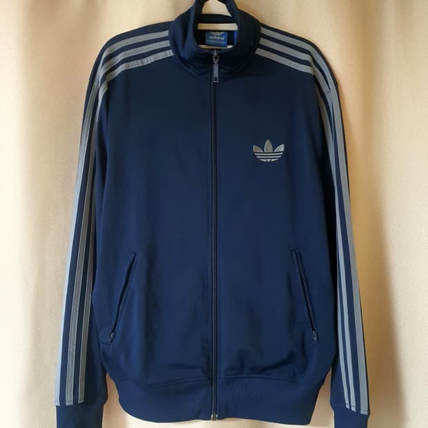 아디다스 파이어버드 네이비 그레이 트랙탑 져지 100-105