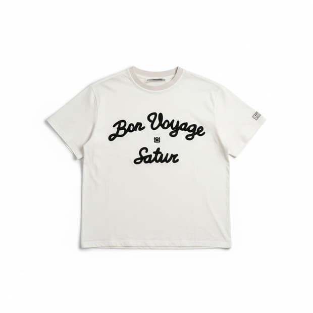 세터 Bon Voyage 반팔 티셔츠 L 아이보리