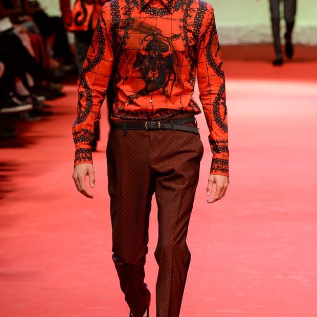 Dolce&Gabbana 2015SS Bull Corrida shirt
