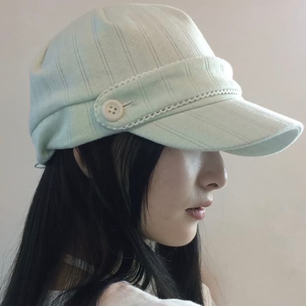 오스하이오쉬 밴드 스웻 캡 아이스민트 캡모자 / 모리걸빈티지무신사에이블리