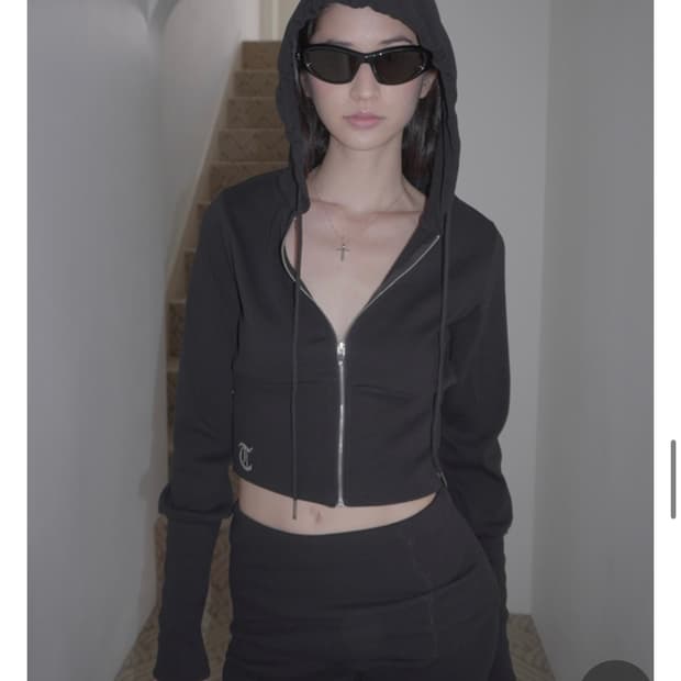 텐저 트레이닝 후드집업 블랙