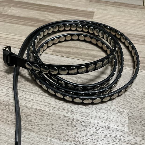 [L-XL] 스테판쿡 스터드 더블 벨트