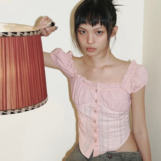 플리즈노팔로우 신디 셔츠 탑