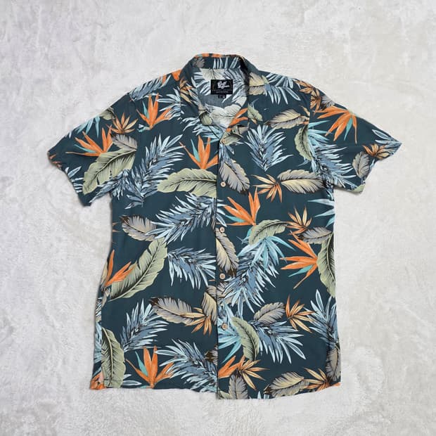 (L)폴앤베어 반팔 하와이안 셔츠 