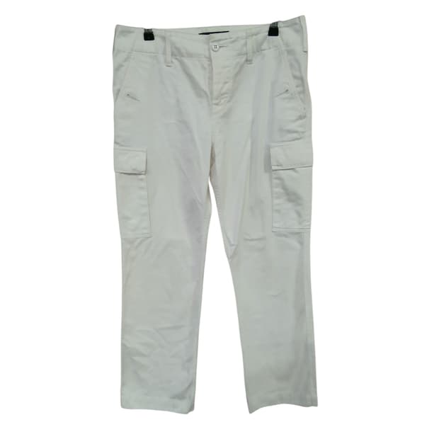 폴로 랄프로렌 화이트 카고 바지 면바지