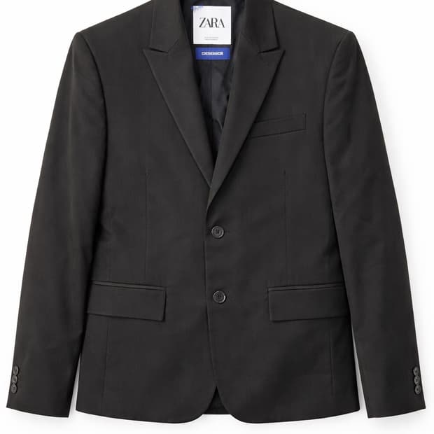 자라x아더에러 오버사이즈 블레이저 블랙 S