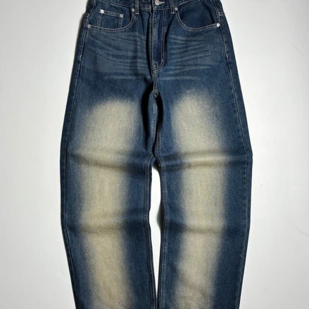 세터 SATUR 23FW 브루클린 뉴트로 와이드 데님 팬츠 R1876