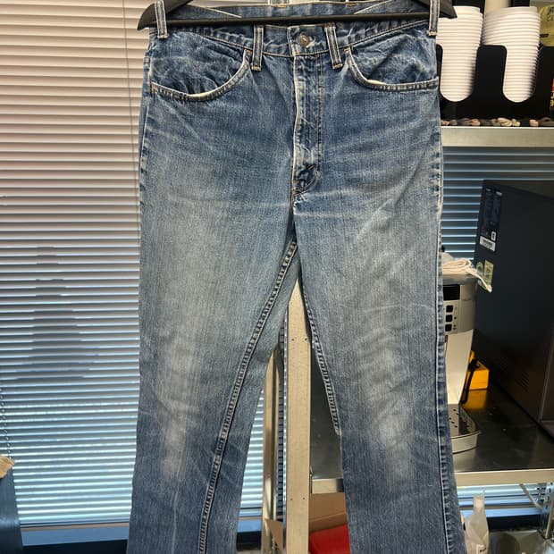 70s 리바이스 646 벨바텀 부츠컷 오렌지탭