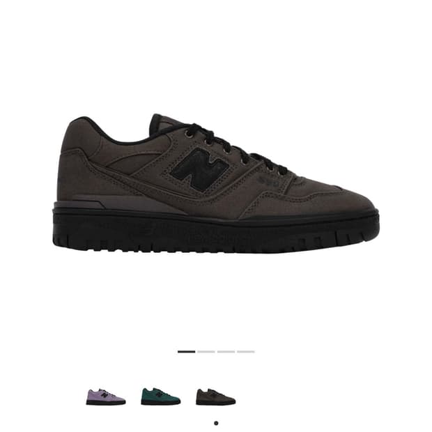 (265) 뉴발란스 디스이즈네버댓 550 브라운 블랙
