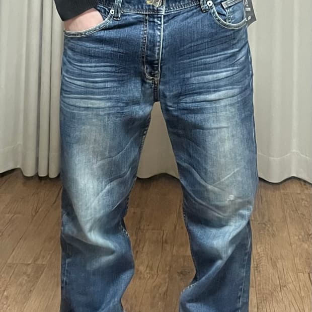 엠엘비 MLB 빈티지 워싱 스트레이트 데님 32