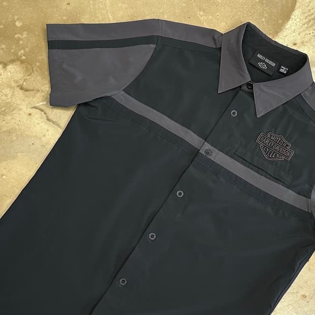 M 할리데이비슨 빅 레터링 반팔셔츠 0331 