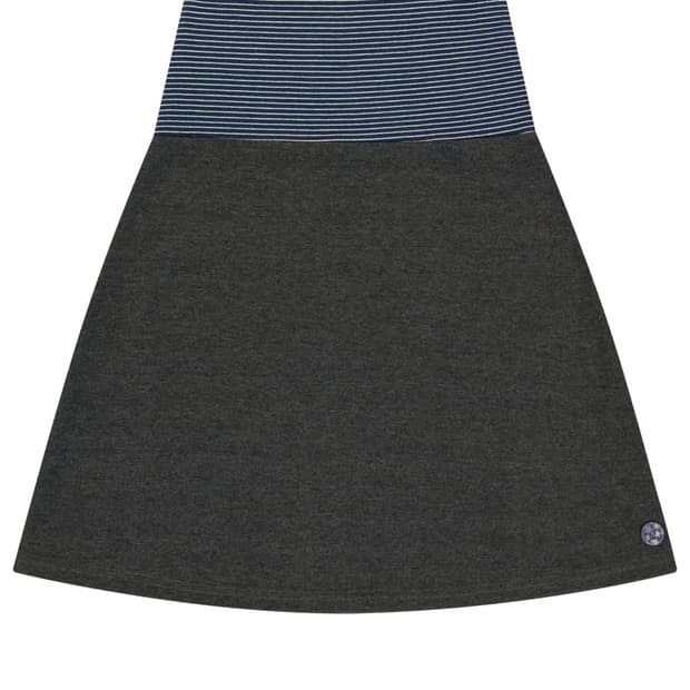 코이세이오 038 stripe skirt dark grey