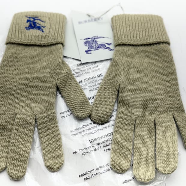 정품)버버리 캐시미어 장갑