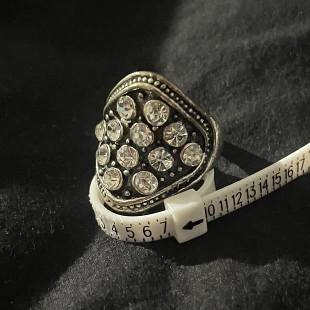 vintage oriental cubic ring