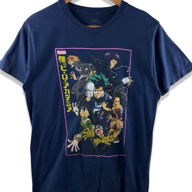 나히아 오피셜 네이비 그래픽 티셔츠2076