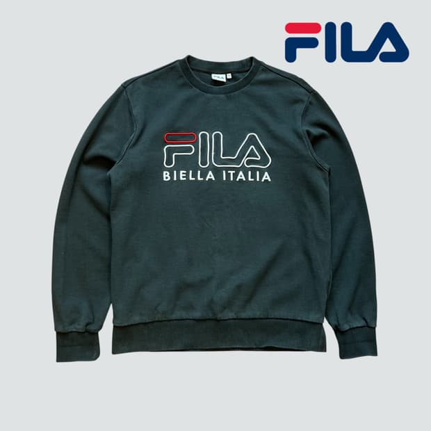 [L]FILA 휠라 빅로고 맨투맨