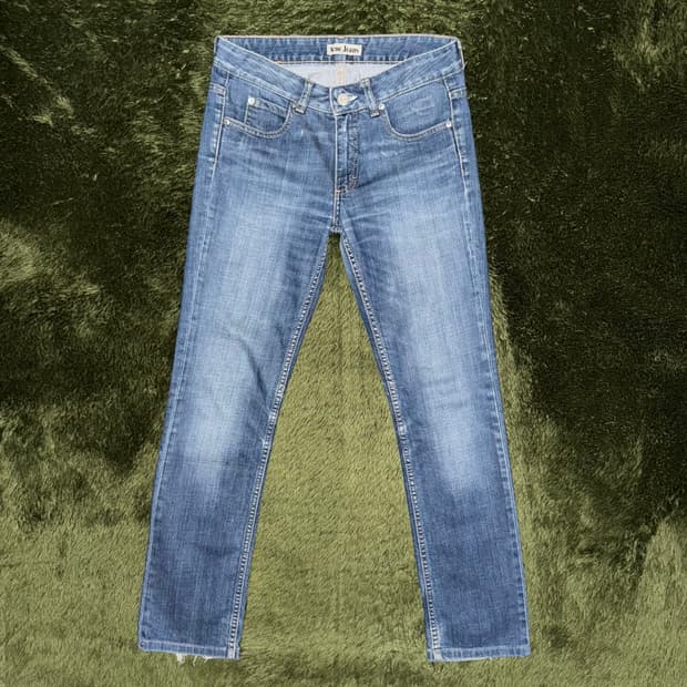 [27X32] 아크네 스튜디오 진스 빈티지 워싱 데님 팬츠 인디고