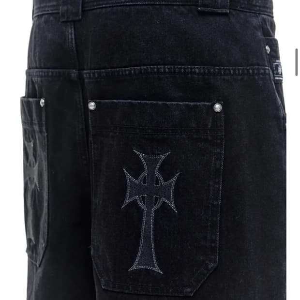 Op. 09 SIG LIQUID DENIM PANTS BLACK | 후루츠패밀리