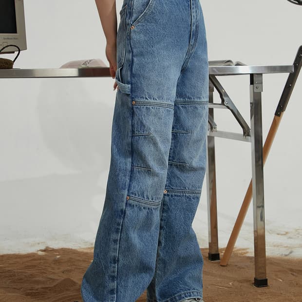 노원엘스 Straight Washed Denim 데님 팬츠 청바지 27