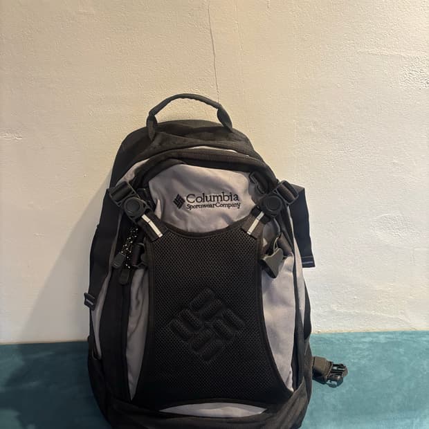컬럼비아 백팩 블랙/그레이