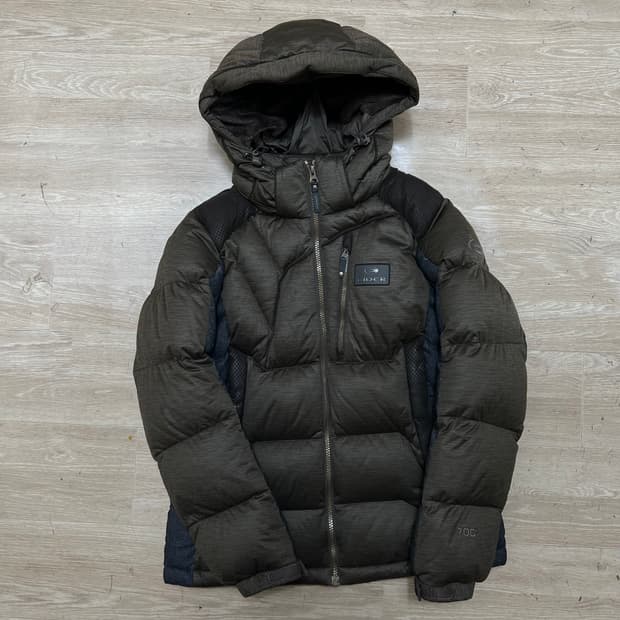 아이더 여성 아웃도어 덕다운 700 후드 패딩 점퍼 [브라운] M/95