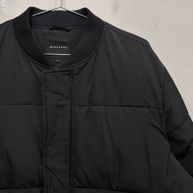 지오다노 숄카라 누빔 퀼팅 푸퍼 패딩