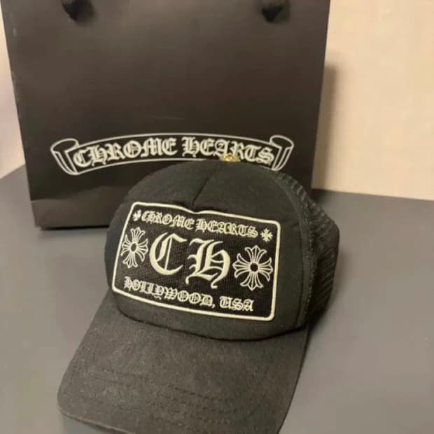 [정품] 크롬하츠 CH 메쉬 볼캡 블랙