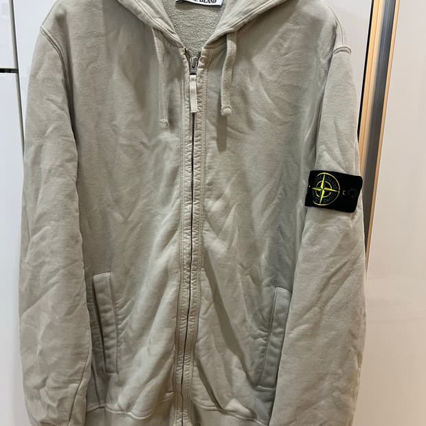 25fw 스톤아일랜드 연베이지 후드집업 M