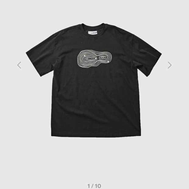 999휴머니티 공존 하프 티 블랙 GONGZONE HALF TEE