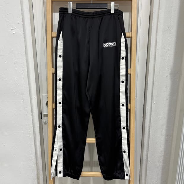 아디다스 스냅버튼 져지 와이드 밴딩 조거팬츠