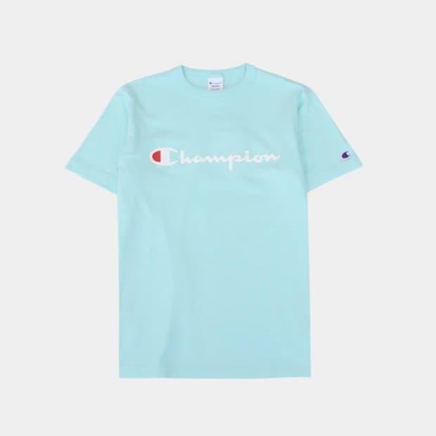 (새상품) 챔피온 champion 로고 코튼 반팔 티셔츠