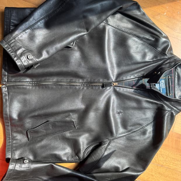 폴로 랄프로렌 가죽자켓 [XL] 입니다