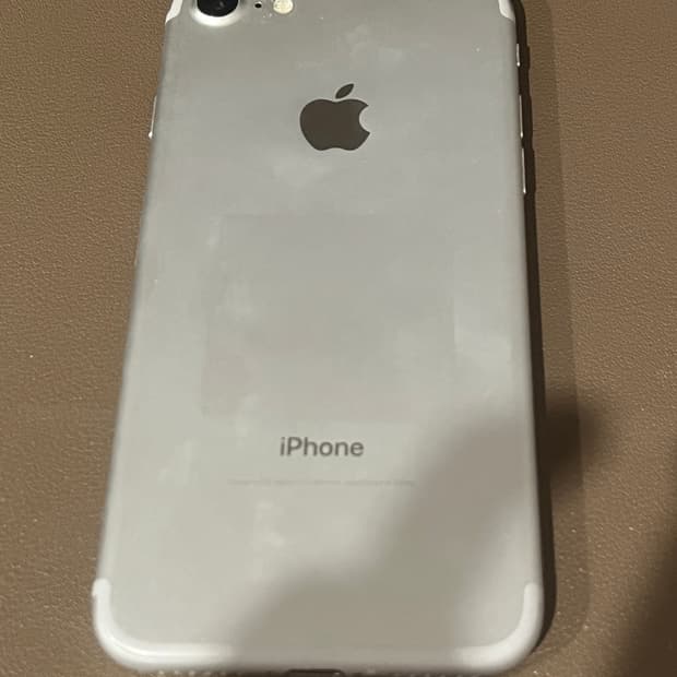 아이폰7 128기가 실버 그레이 배터리 100