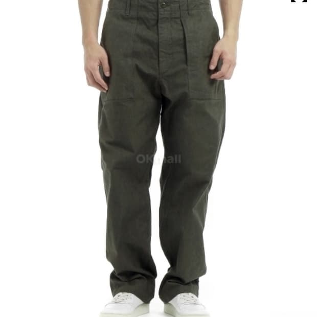 엔지니어드 가먼츠 Fatigue Pant B Olive Cotton m