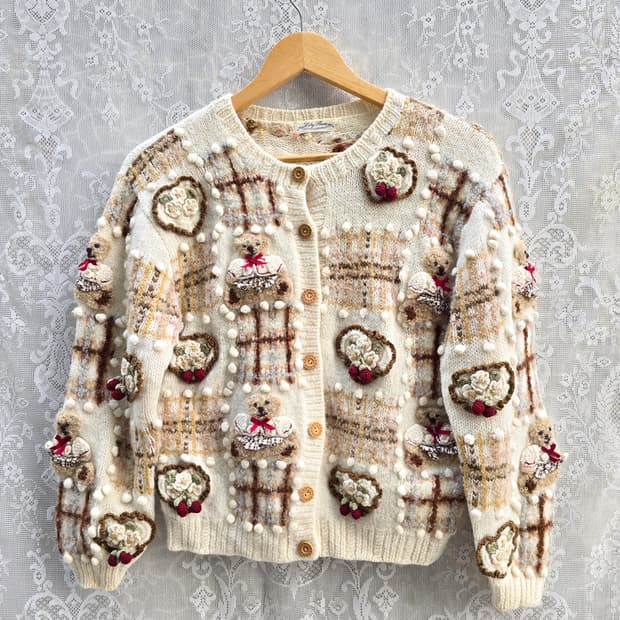 90s 일본 빈티지 니트 가디건