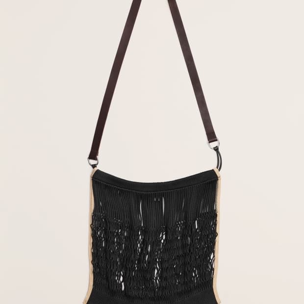 르메르 필트백 네트백 라지 블랙