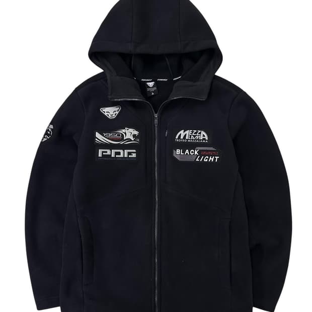 다이나핏 플리스 후드집업 블랙 (L)