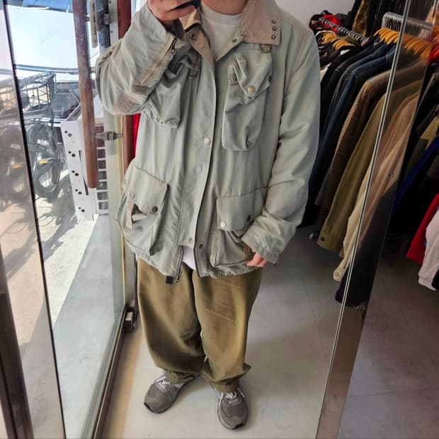 빈티지 멀티포켓 나일론 덱자켓 XL 100-105