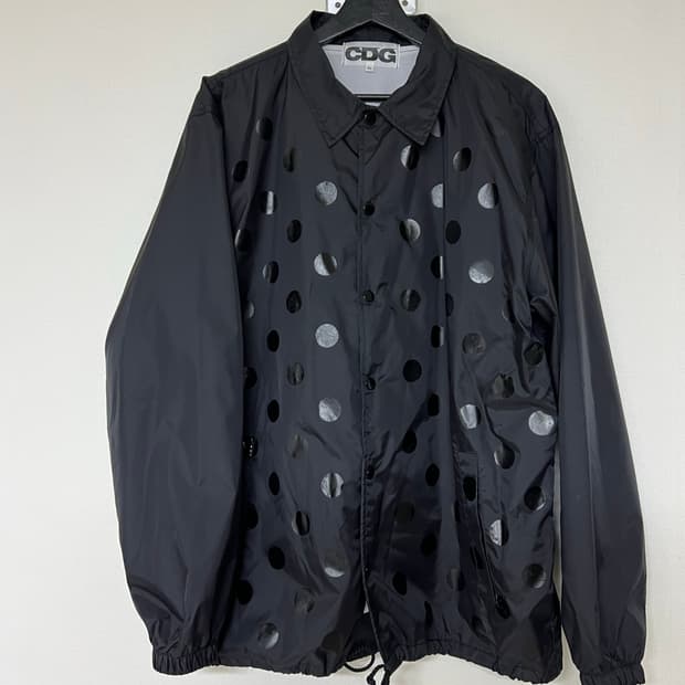 CDG 폴카도트 코치자켓 XL