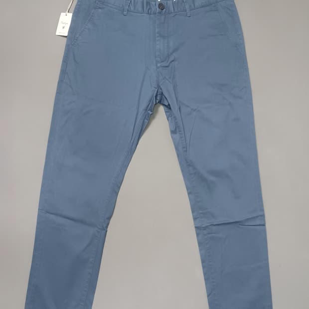 새상품 [36] 심우드 진스 슬림 스트레이트 블루 치노 팬츠