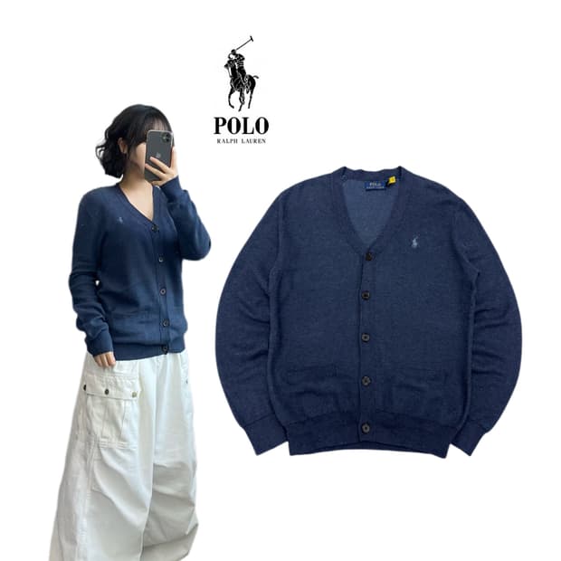 폴로 신형 포니 니트 가디건