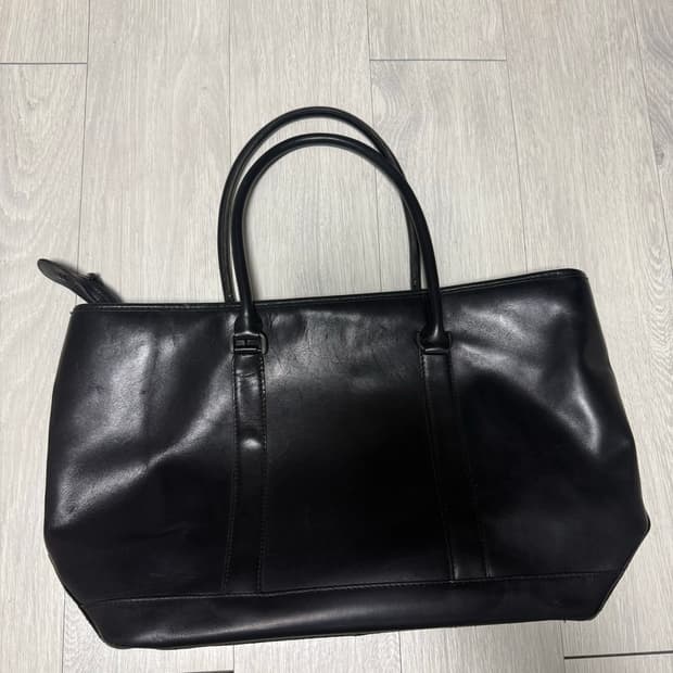 (OS)LLBEAN 엘엘빈 레더 라지 토트백 블랙