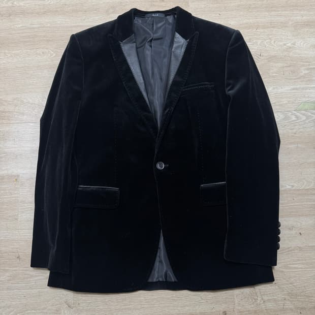 지오송지오 벨벳재질 블레이저 정장 자켓