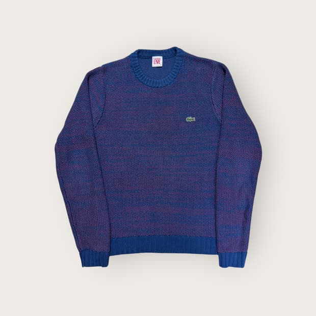 라코스테 L!VE 네이비 믹스 니트 3사이즈 
