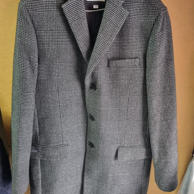 라코스테 남성 울 코트 