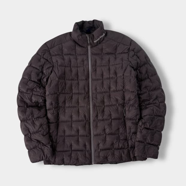 몽벨 브라운 구스다운 경량 패딩