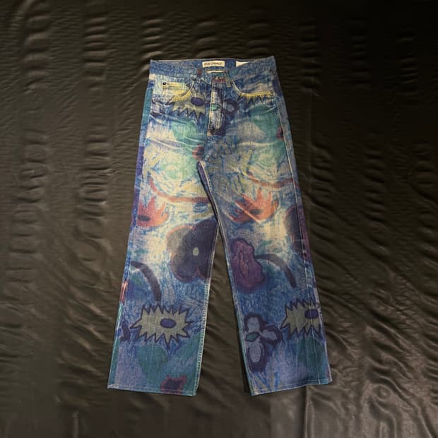 아워레가시 써드컷 디지털 초크 플라워 데님