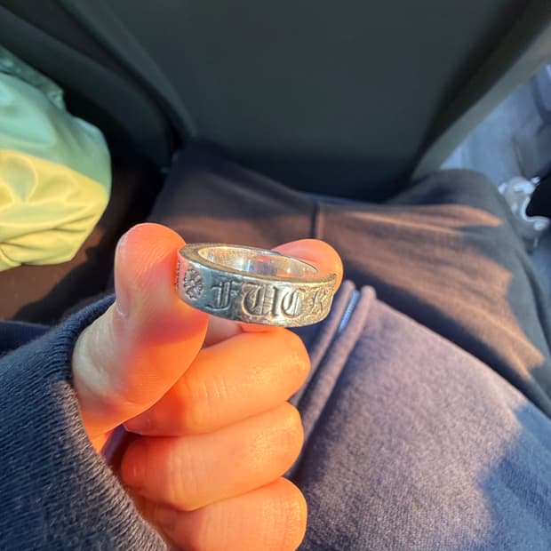 US6.5 백화점판 정품 크롬하트 퍽유링 6mm