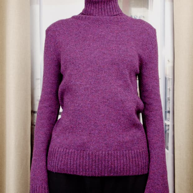 Wool Turtleneck Knit